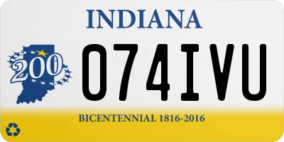 IN license plate 074IVU