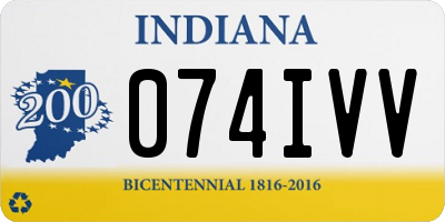 IN license plate 074IVV