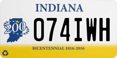 IN license plate 074IWH
