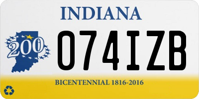 IN license plate 074IZB