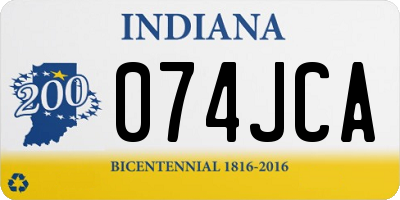 IN license plate 074JCA