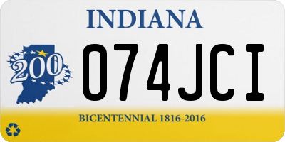 IN license plate 074JCI