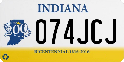 IN license plate 074JCJ