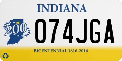 IN license plate 074JGA