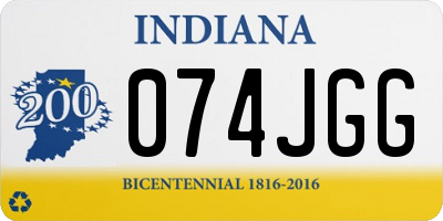 IN license plate 074JGG