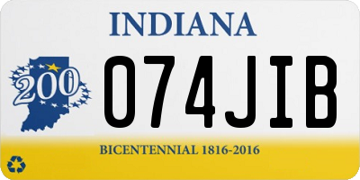 IN license plate 074JIB