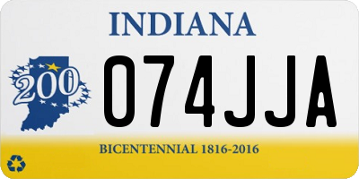IN license plate 074JJA
