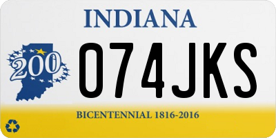 IN license plate 074JKS