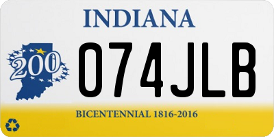 IN license plate 074JLB