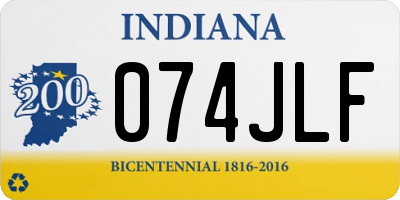 IN license plate 074JLF