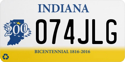 IN license plate 074JLG