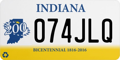 IN license plate 074JLQ