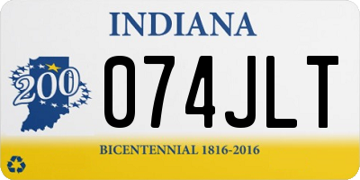 IN license plate 074JLT