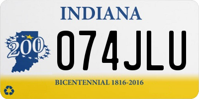 IN license plate 074JLU