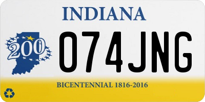 IN license plate 074JNG