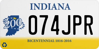 IN license plate 074JPR