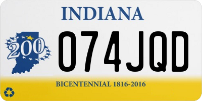 IN license plate 074JQD