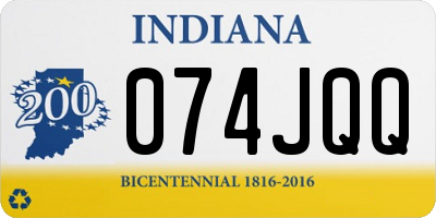 IN license plate 074JQQ