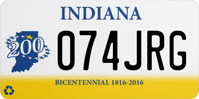 IN license plate 074JRG