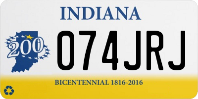 IN license plate 074JRJ