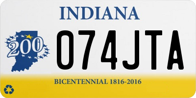 IN license plate 074JTA
