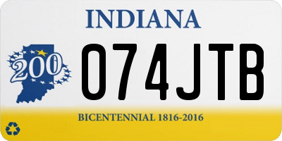 IN license plate 074JTB