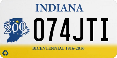 IN license plate 074JTI