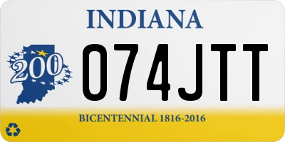 IN license plate 074JTT