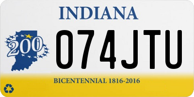 IN license plate 074JTU