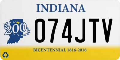 IN license plate 074JTV