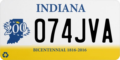 IN license plate 074JVA