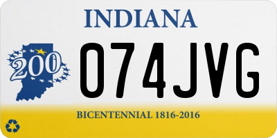 IN license plate 074JVG