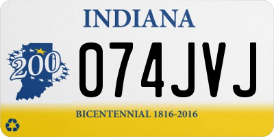 IN license plate 074JVJ