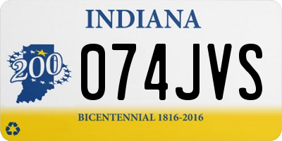 IN license plate 074JVS