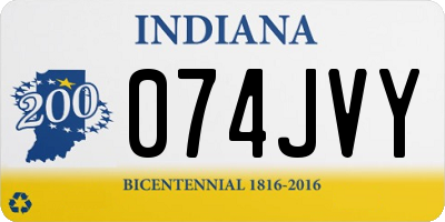 IN license plate 074JVY