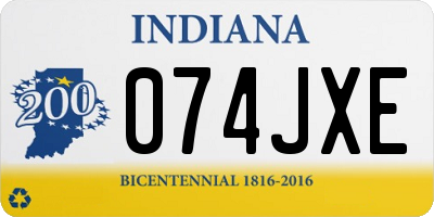 IN license plate 074JXE