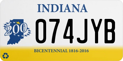 IN license plate 074JYB