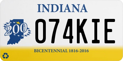 IN license plate 074KIE