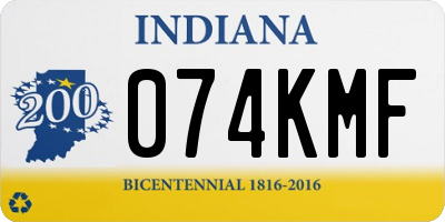 IN license plate 074KMF