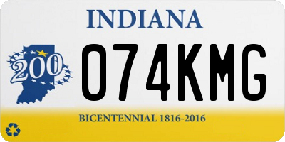 IN license plate 074KMG