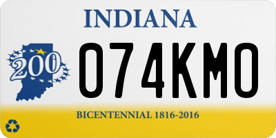 IN license plate 074KMO
