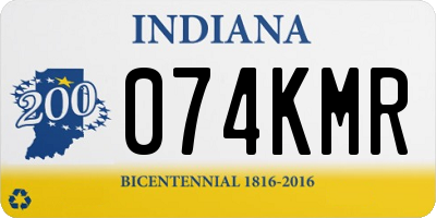 IN license plate 074KMR