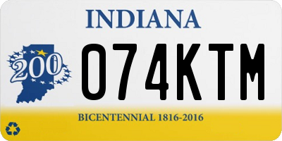 IN license plate 074KTM