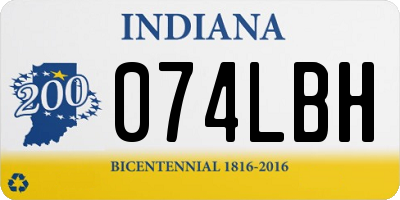 IN license plate 074LBH