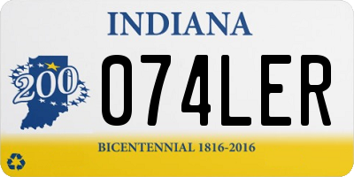 IN license plate 074LER