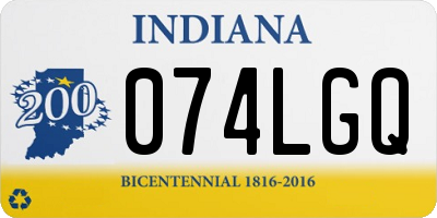 IN license plate 074LGQ