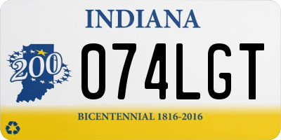 IN license plate 074LGT