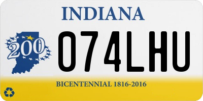 IN license plate 074LHU