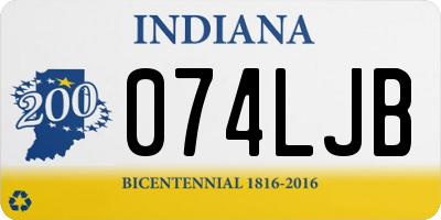 IN license plate 074LJB
