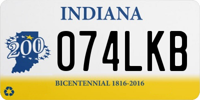 IN license plate 074LKB